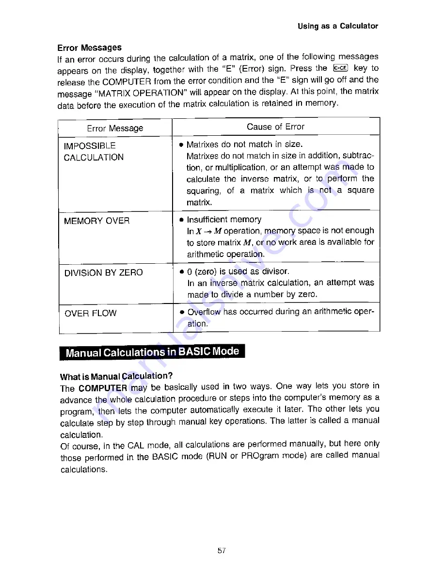 Sharp PC-1460 Operation Manual Download Page 61