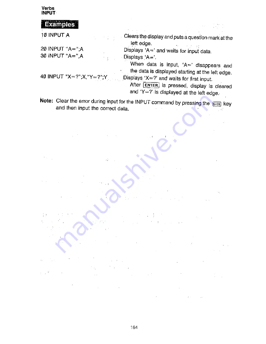 Sharp PC-1460 Operation Manual Download Page 168