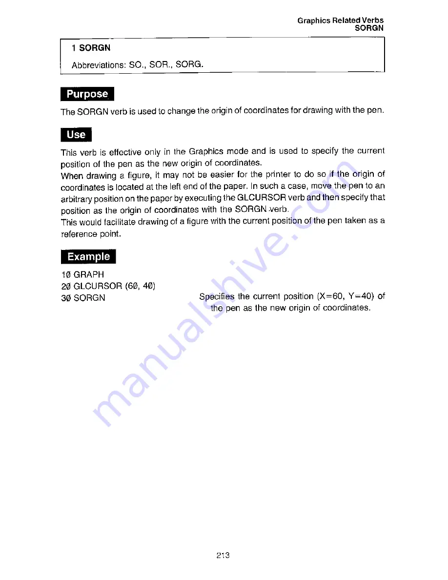 Sharp PC-1460 Operation Manual Download Page 217