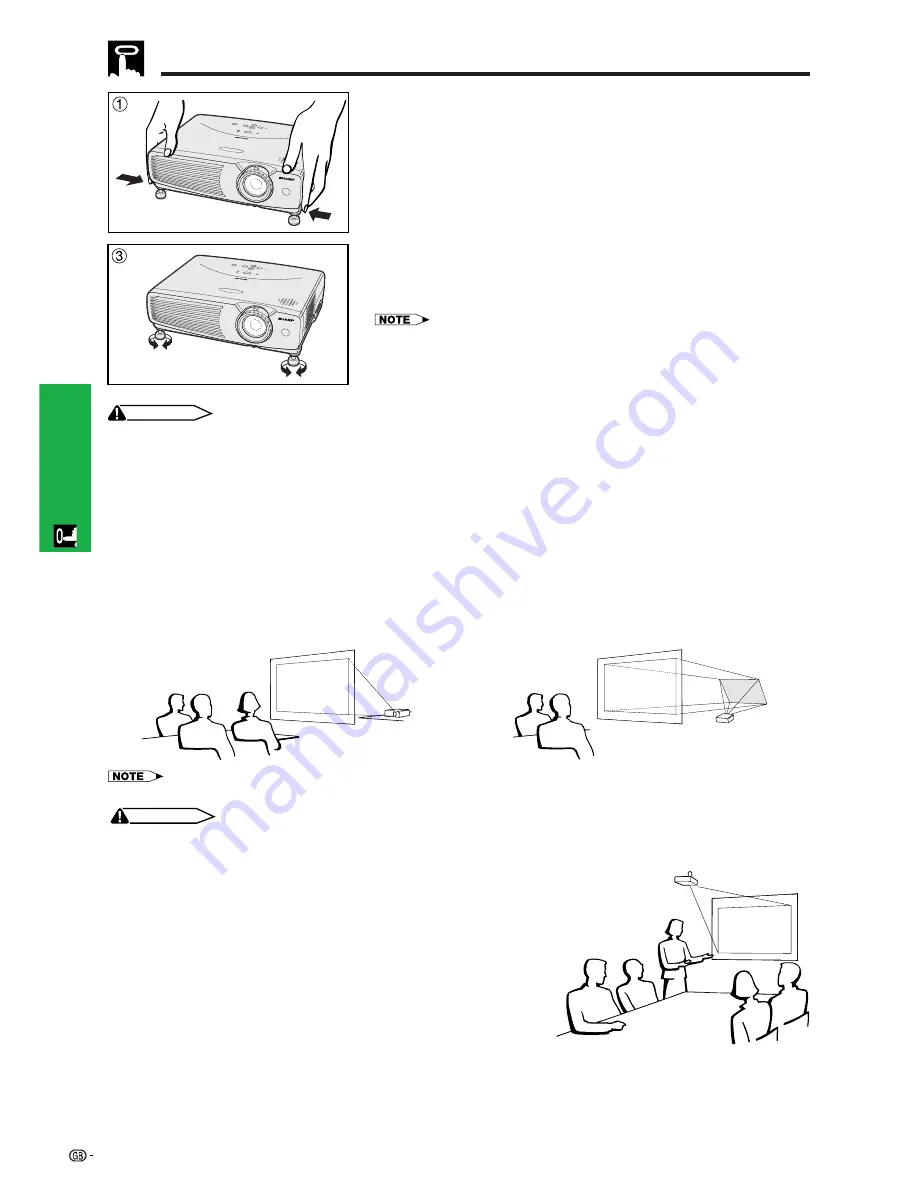 Sharp PG-C20XE - Notevision SXGA LCD Projector Operation Manual Download Page 22