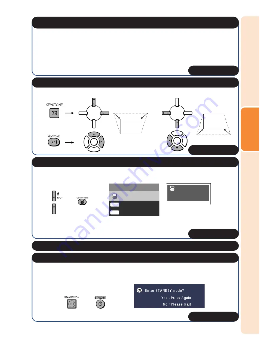 Sharp PG-F317X - Notevision XGA DLP Projector Скачать руководство пользователя страница 21