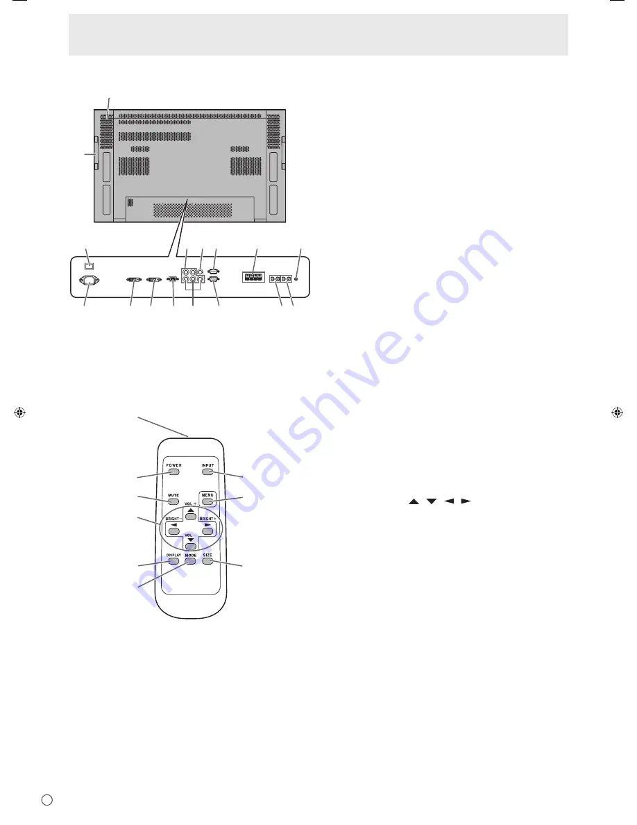 Sharp PN-465E Скачать руководство пользователя страница 10