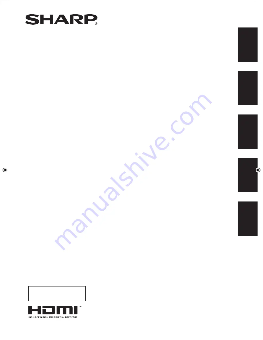 Sharp PN-E421 Operation Manual Download Page 1