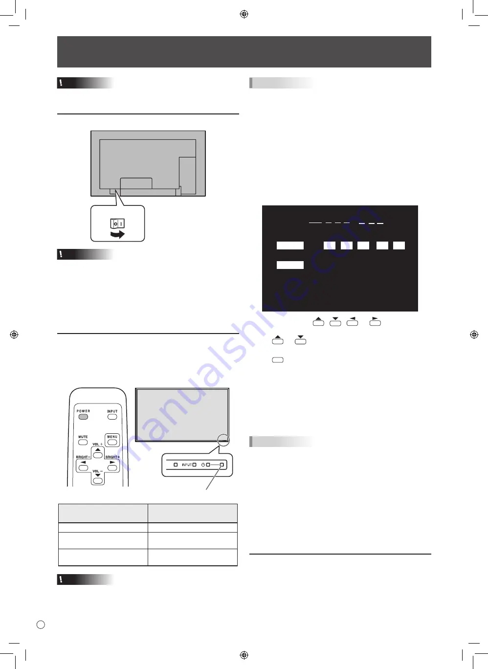 Sharp PN-E521 Operation Manual Download Page 26