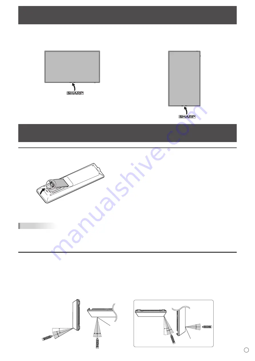 Sharp PN-R426 Operation Manual Download Page 15