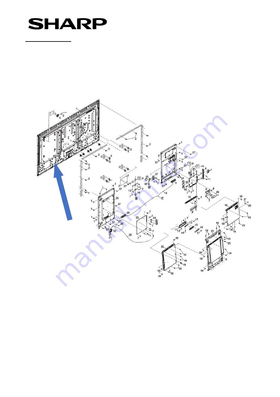 Sharp PN-R606 Assembly & Dismantle Instructions Download Page 6