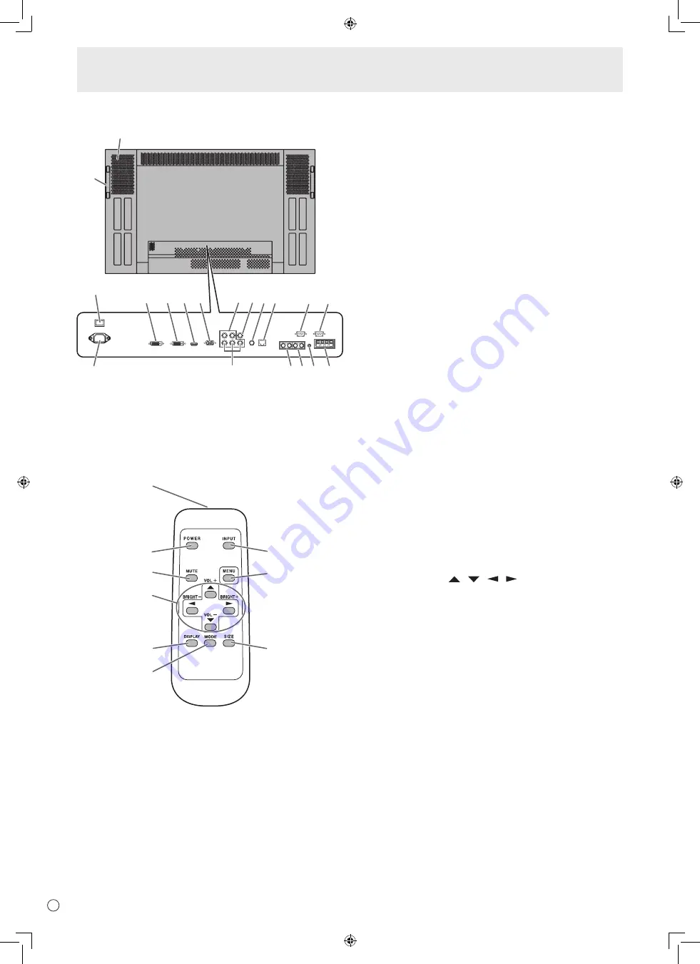 Sharp PN-S525 Скачать руководство пользователя страница 10