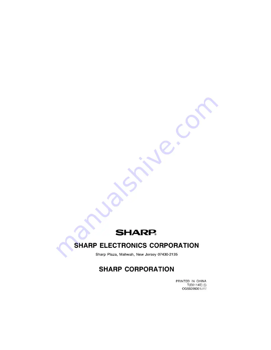 Sharp QS-1760A Operation Manual Download Page 32