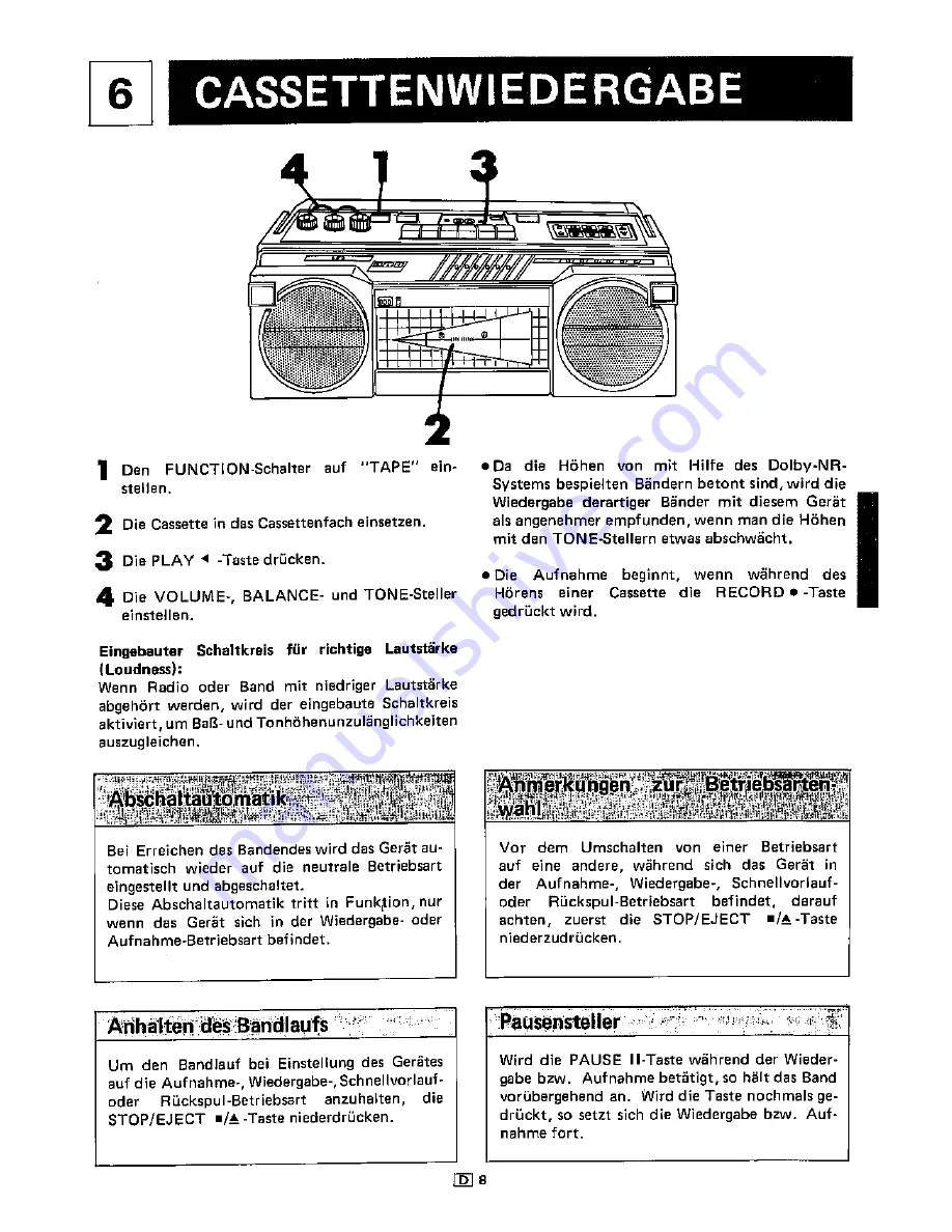 Sharp QT-264H Operation Manual Download Page 13