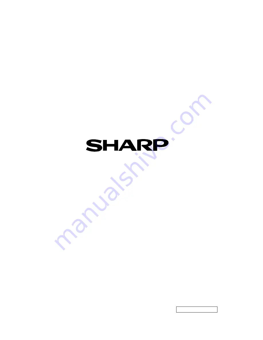 Sharp QT-80W Скачать руководство пользователя страница 20