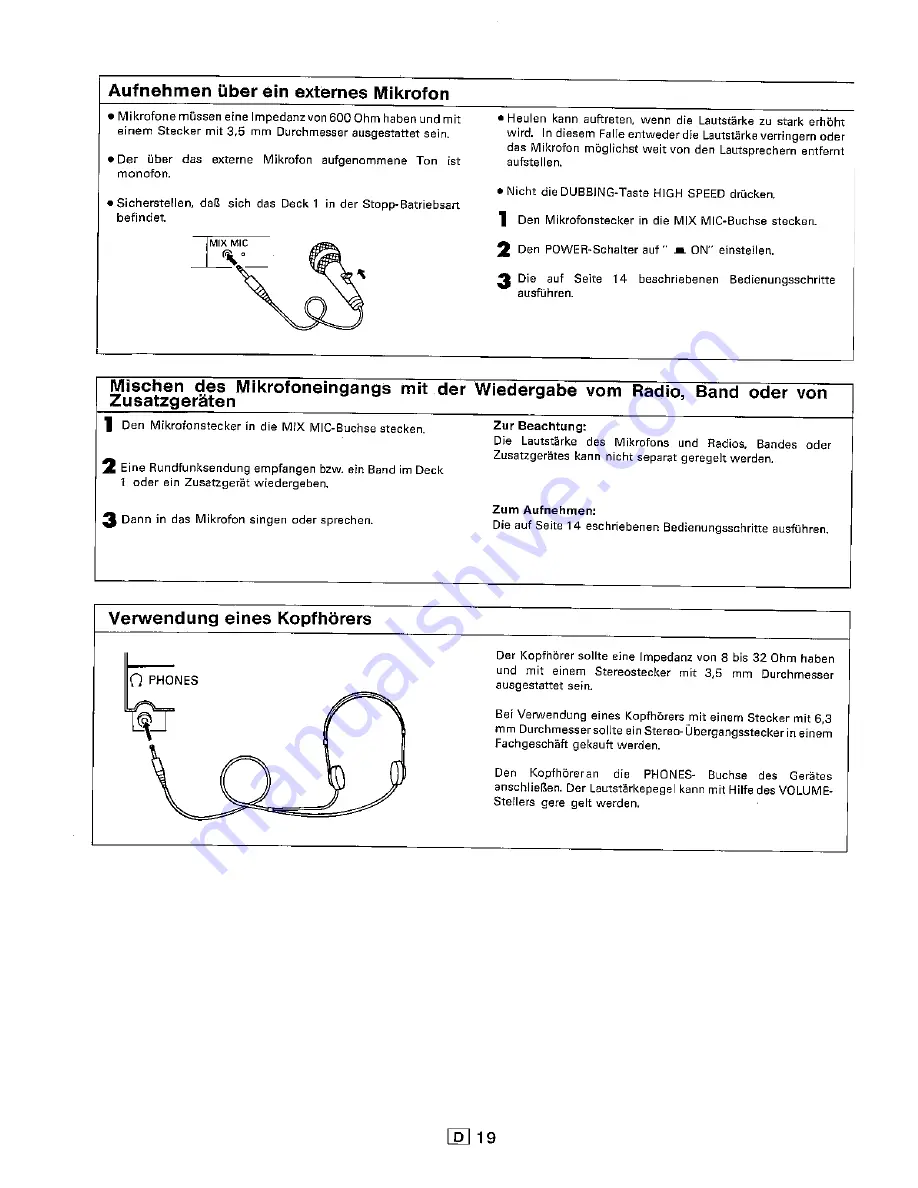 Sharp QT-95H Operation Manual Download Page 22