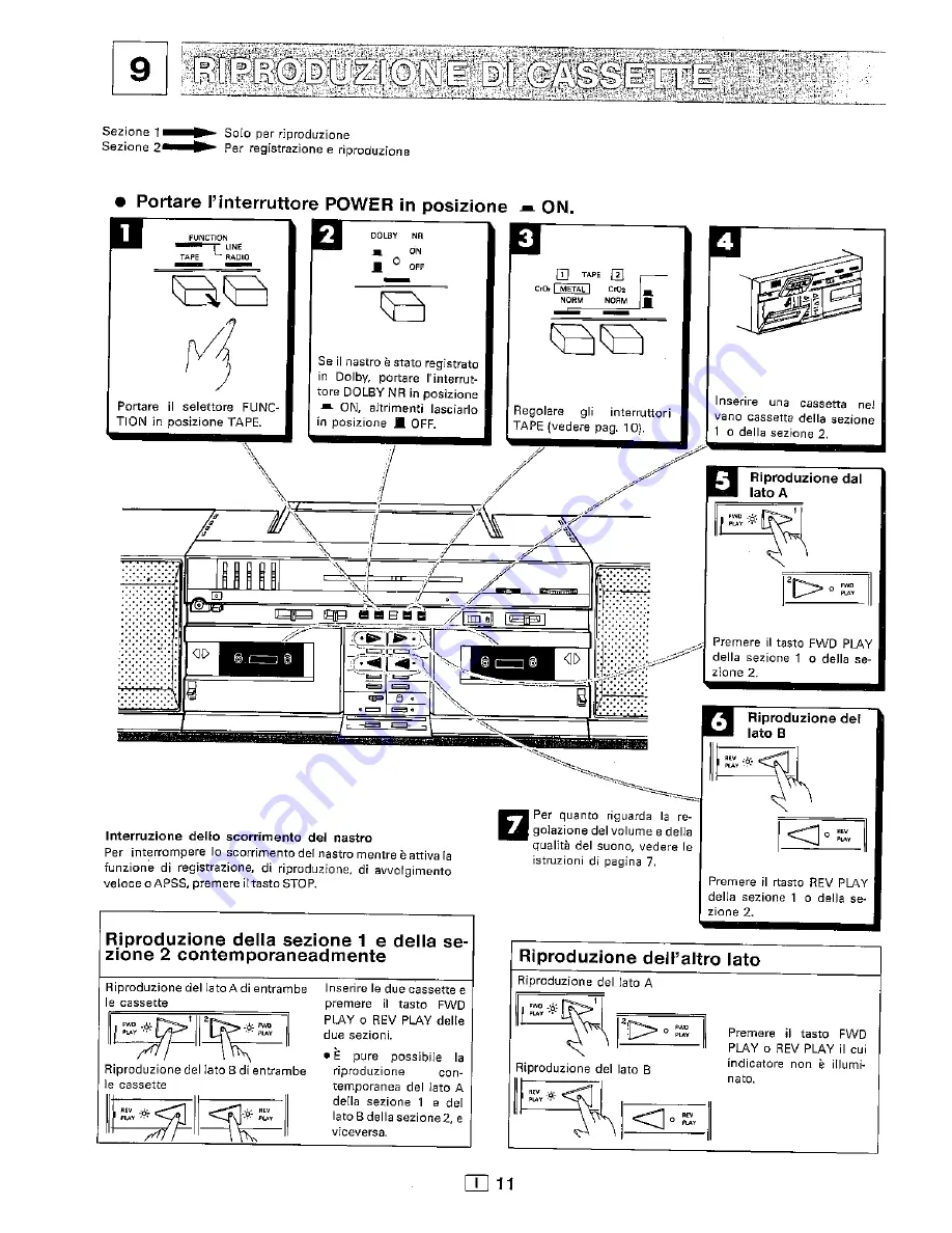 Sharp QT-95H Operation Manual Download Page 76