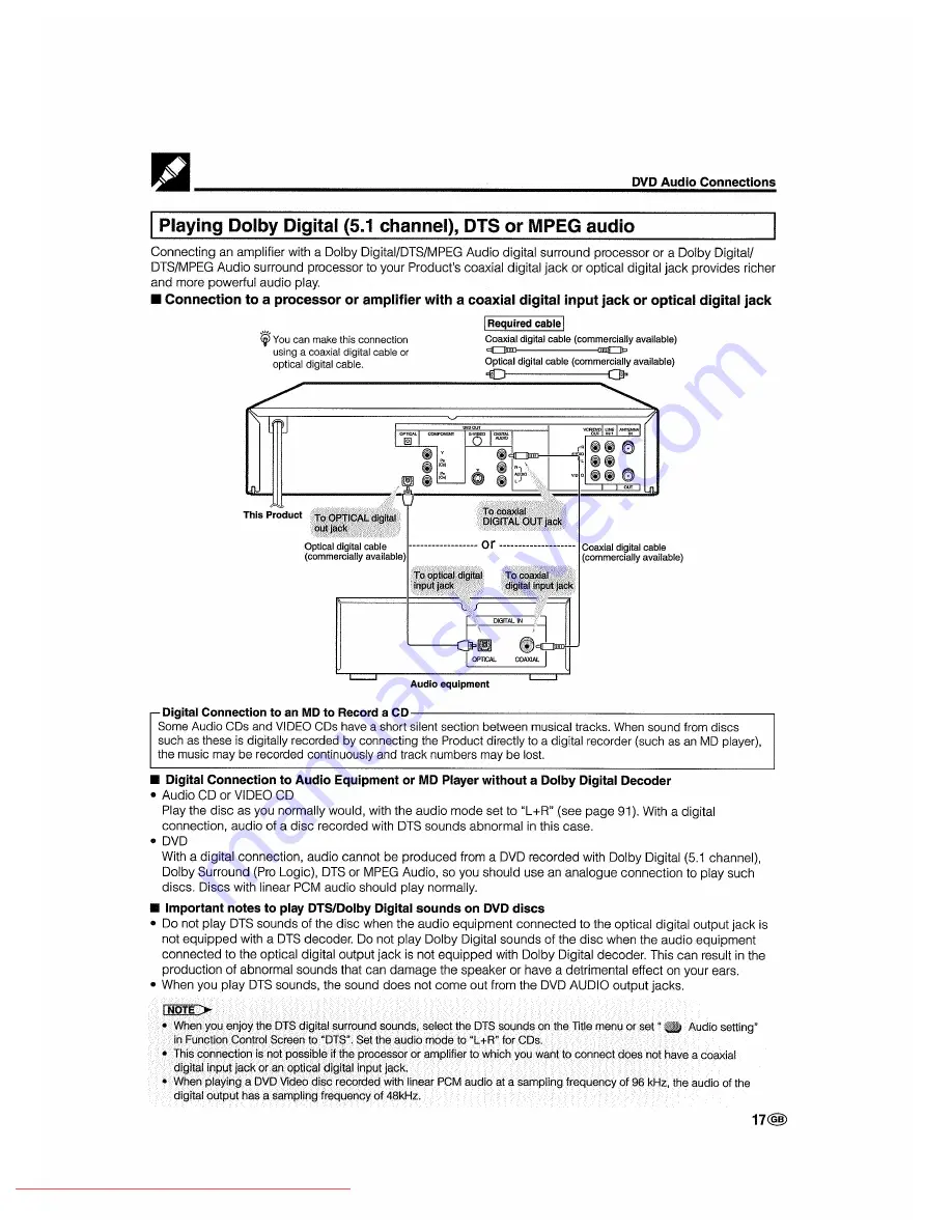 Sharp QT-CD170H Скачать руководство пользователя страница 19