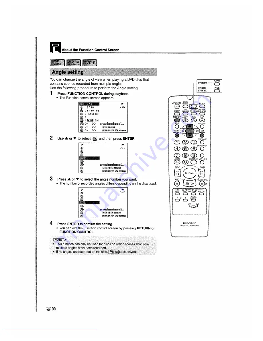 Sharp QT-CD170H Operation Manual Download Page 92