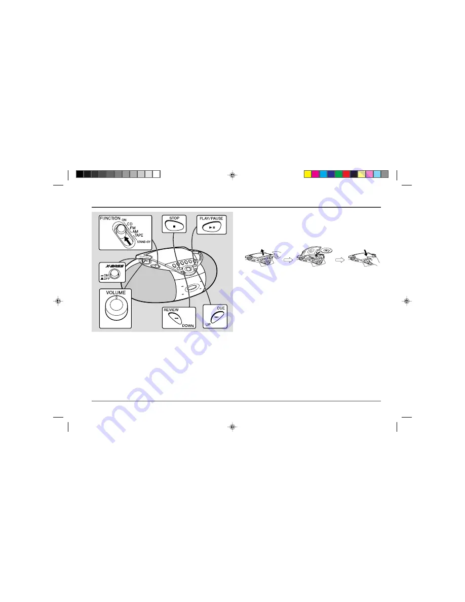 Sharp QT-CD180H Operation Manual Download Page 9