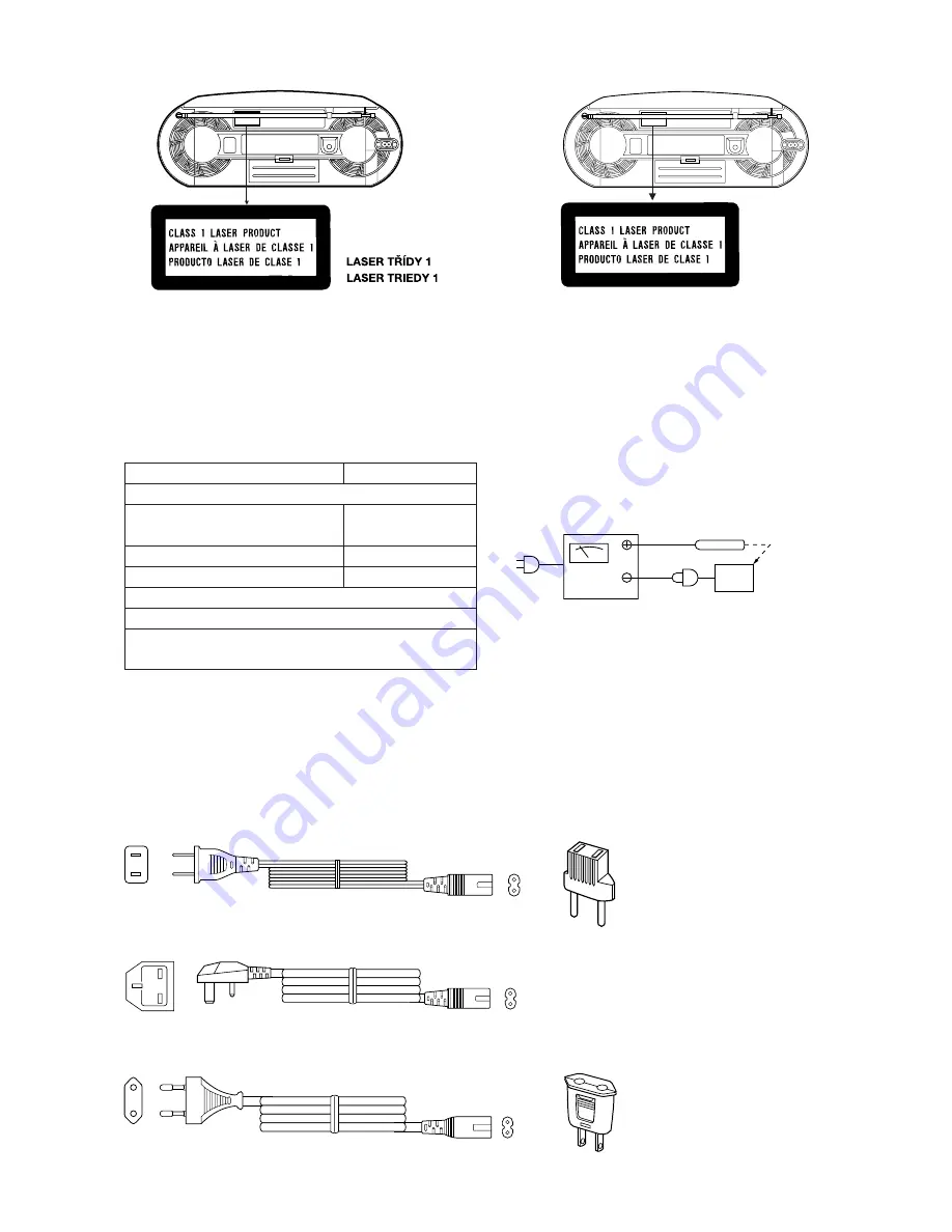 Sharp QT-CD210H Скачать руководство пользователя страница 3