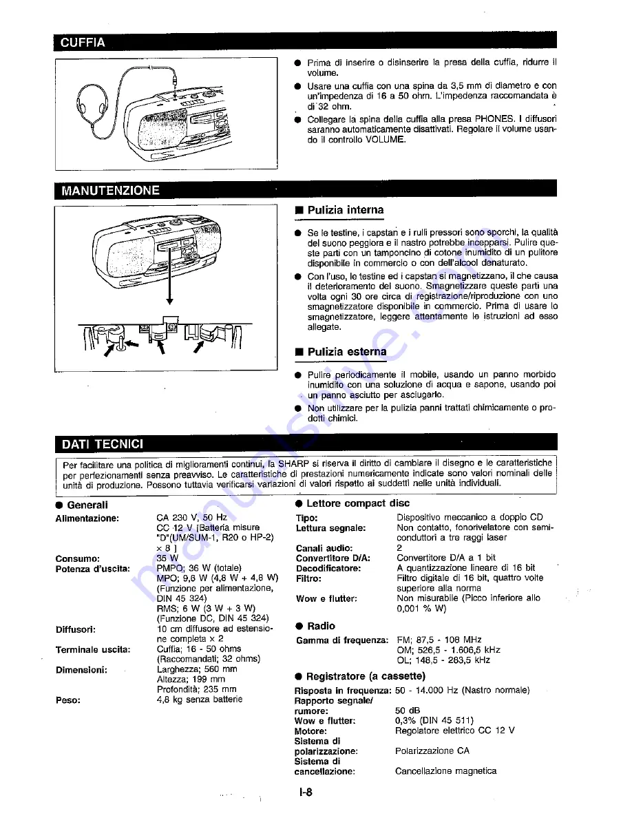 Sharp QT-CH88H Скачать руководство пользователя страница 47