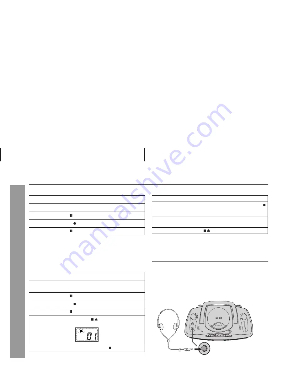 Sharp QT-MP3W Operation Manual Download Page 24