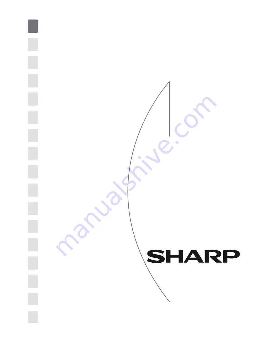 Sharp QW-T13F491W-EU Скачать руководство пользователя страница 1