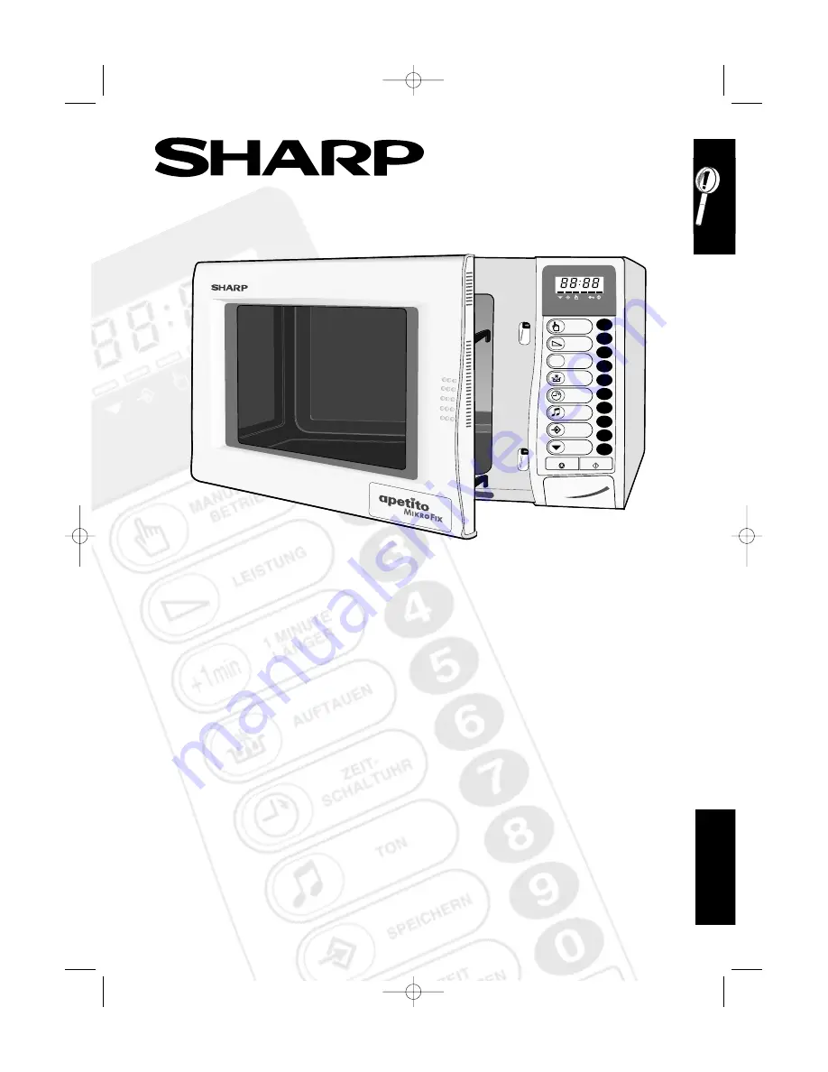 Sharp R-3730 Operation Manual Download Page 1