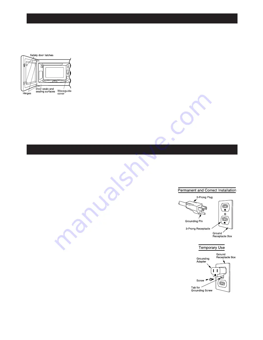 Sharp R-401F Operation Manual Download Page 5