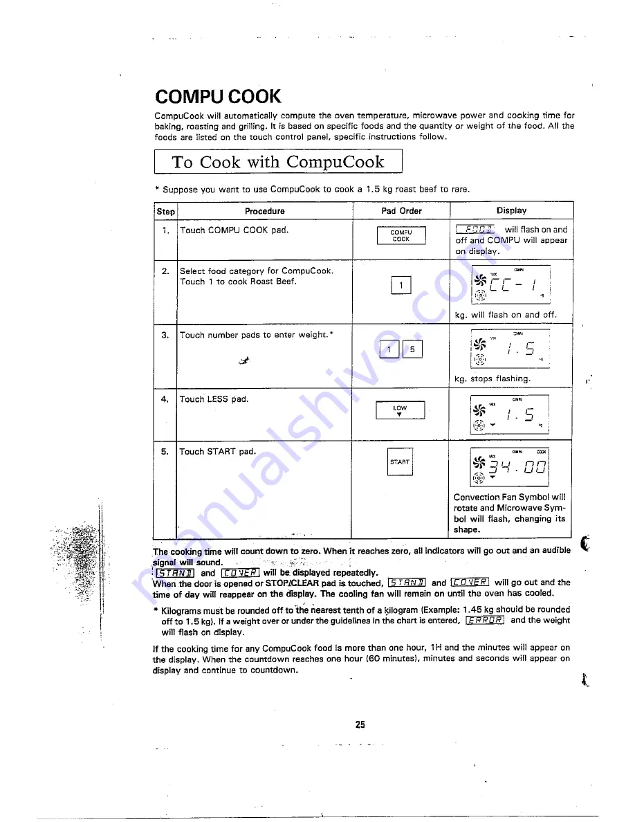 Sharp R-7H10 Operation Manual Download Page 26