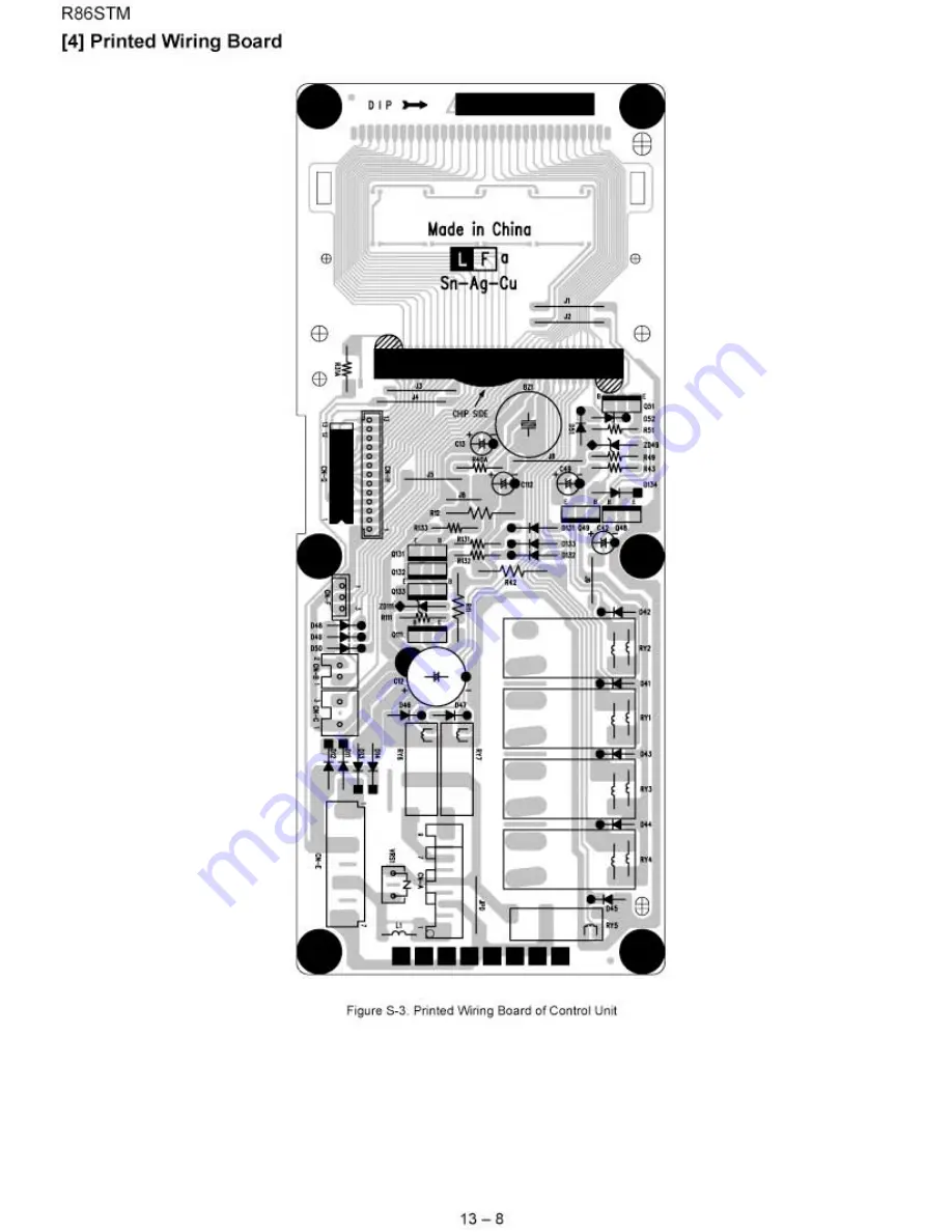 Sharp R-86STM Service Manual Download Page 36