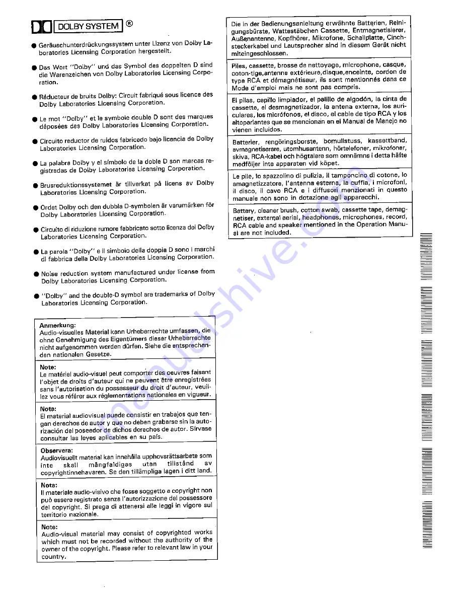 Sharp RP-303H Operation Manual Download Page 3