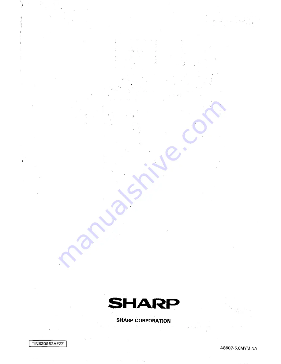 Sharp RP-303H Operation Manual Download Page 100