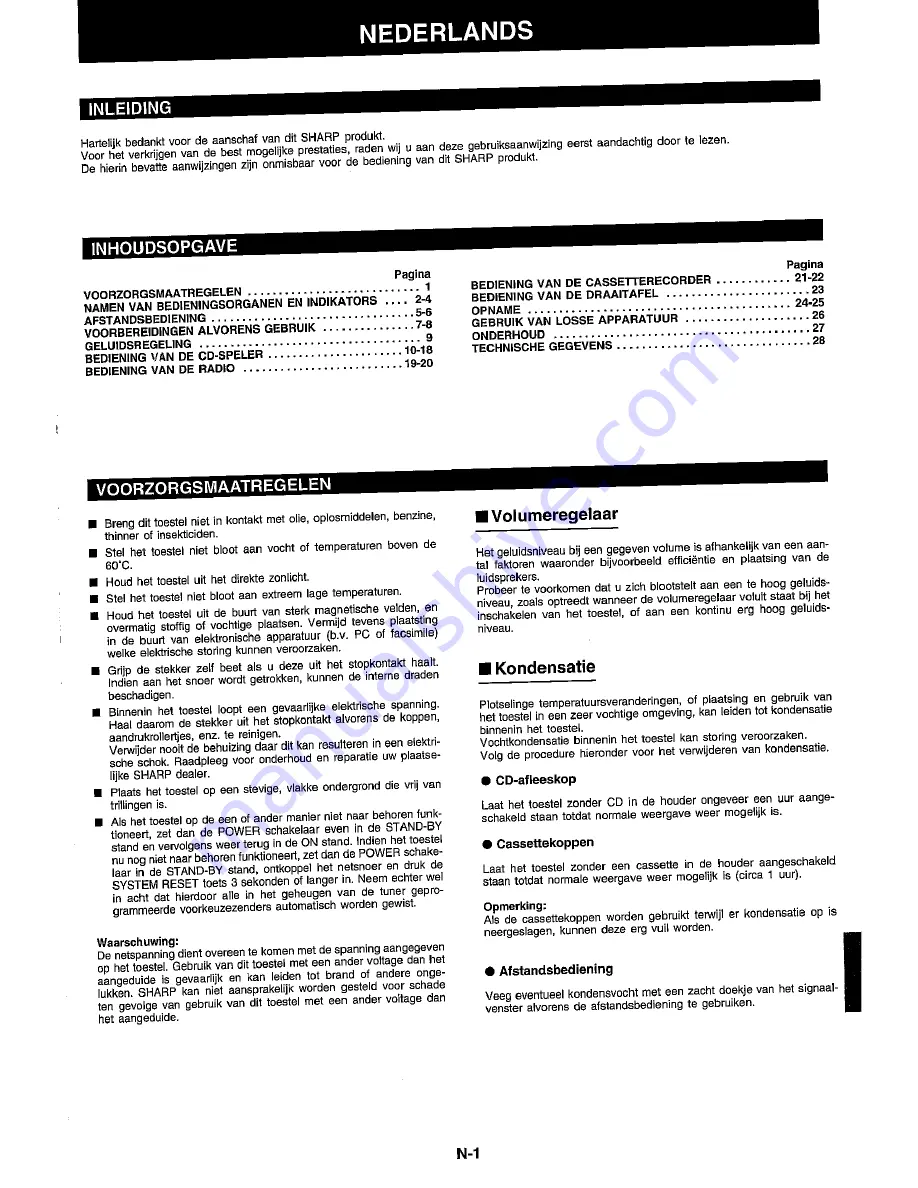 Sharp RP-3700H Operation Manual Download Page 91