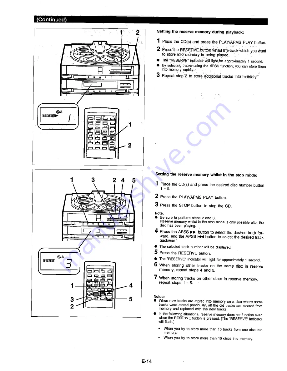 Sharp RP-3700H Operation Manual Download Page 132