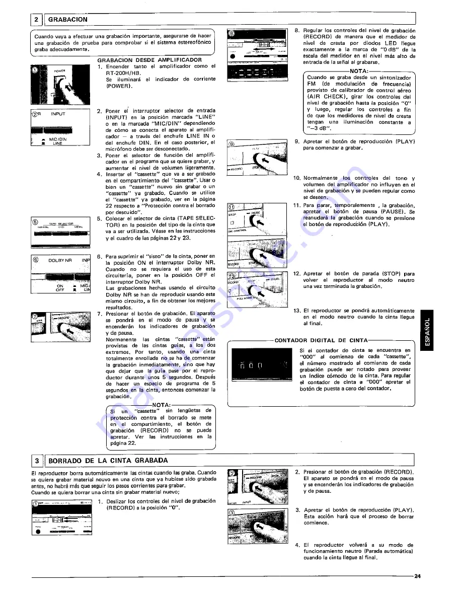 Sharp RT-200H Operation Manual Download Page 26