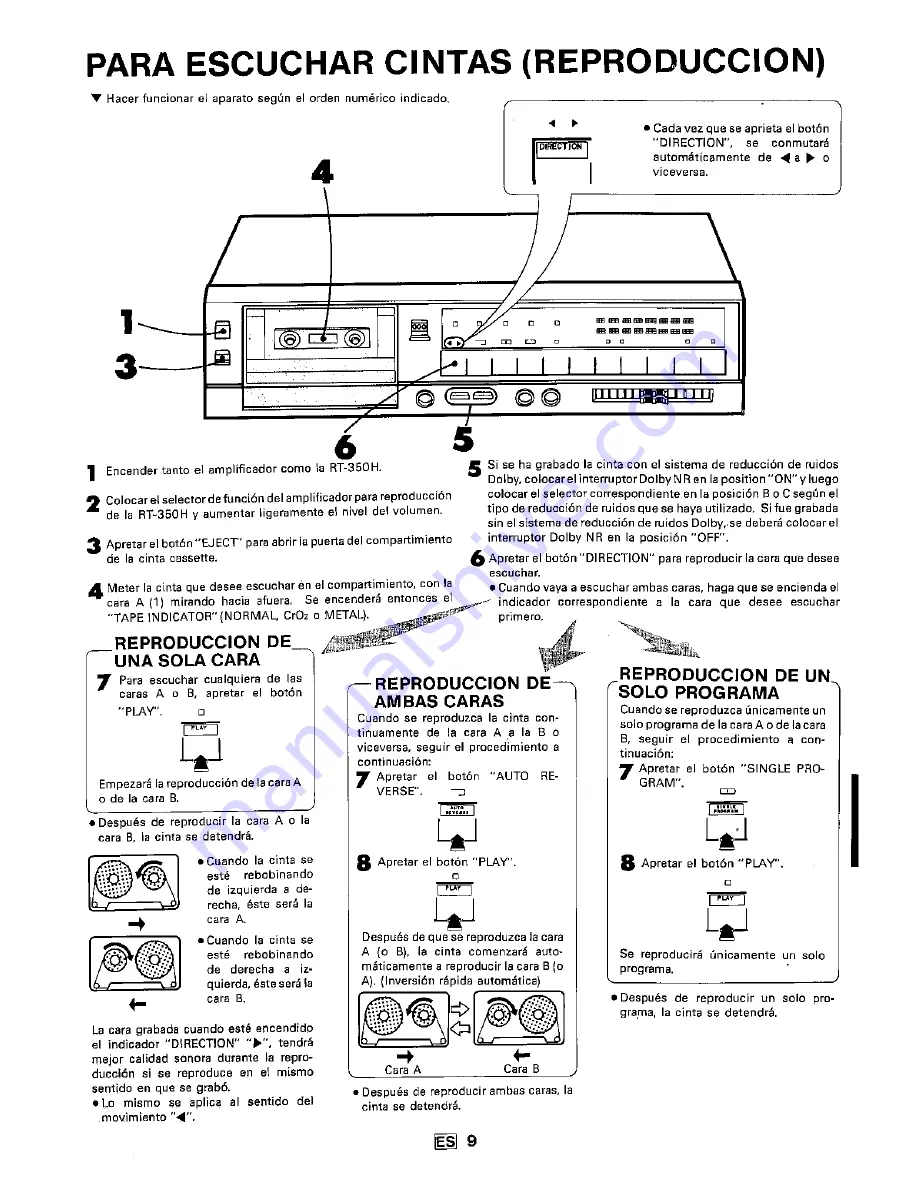 Sharp RT-350H Operation Manual Download Page 65