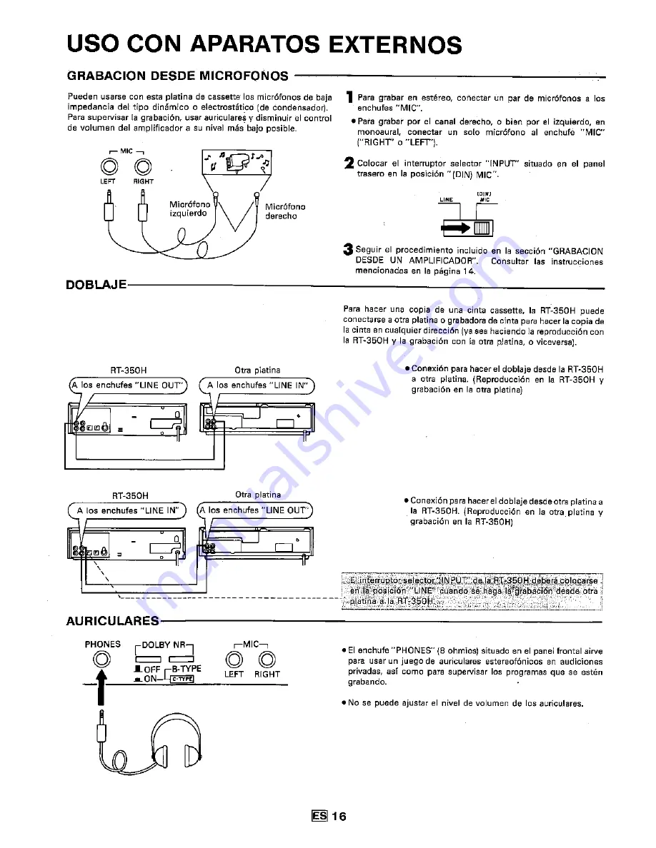 Sharp RT-350H Operation Manual Download Page 72