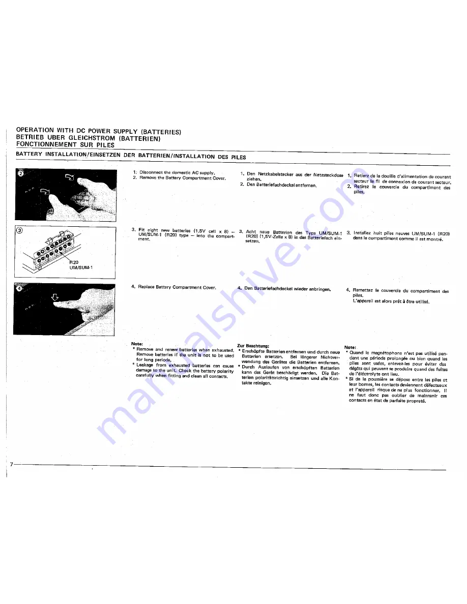 Sharp Searcher GF-6060H Operation Manual Download Page 8