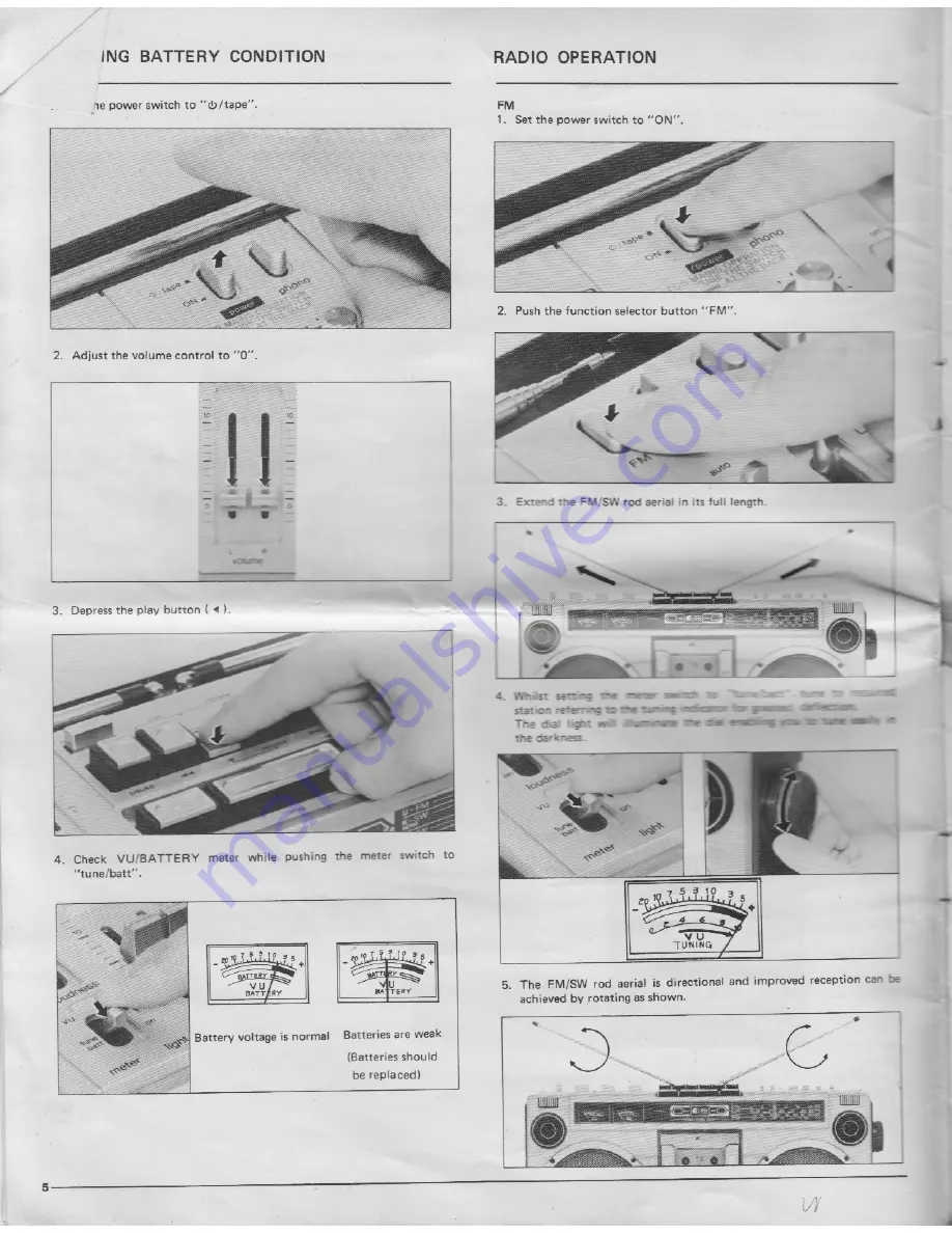 Sharp Searcher GF-9191E Скачать руководство пользователя страница 6