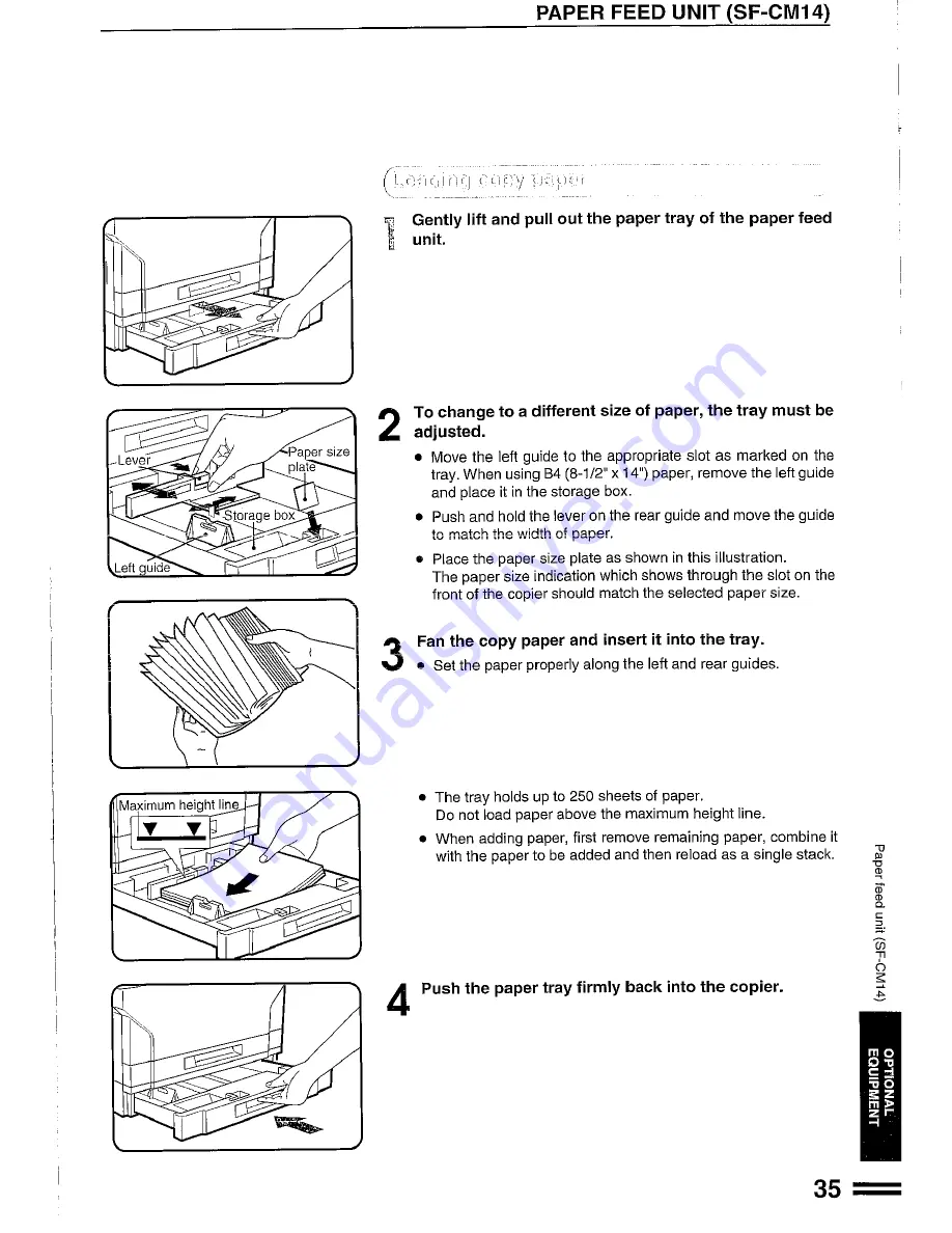 Sharp SF-2214 Operation Manual Download Page 37