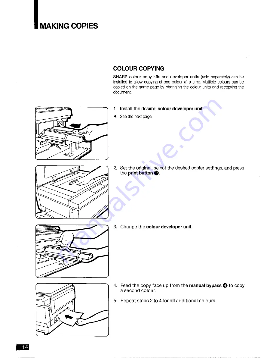 Sharp SF-7350 Operation Manual Download Page 16