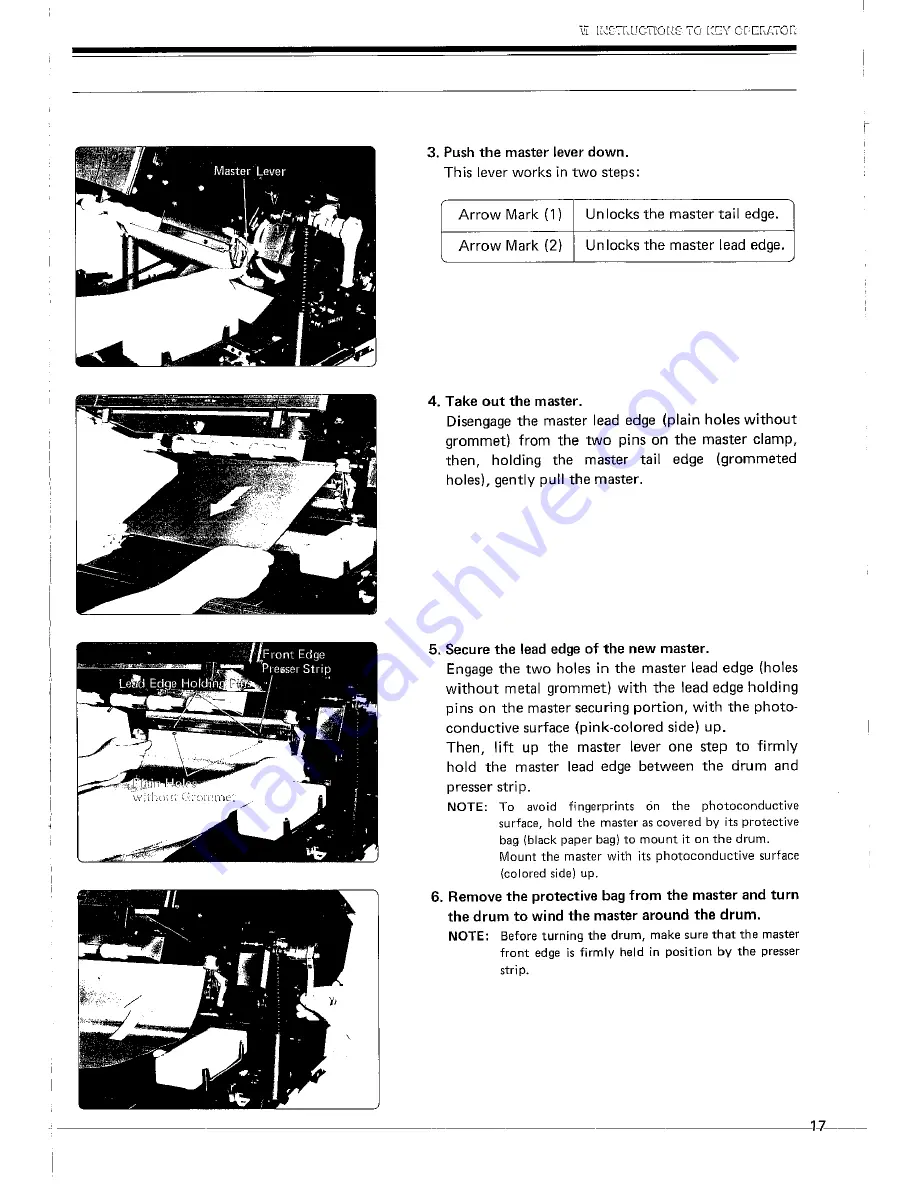 Sharp SF-7400 Operation Manual Download Page 19