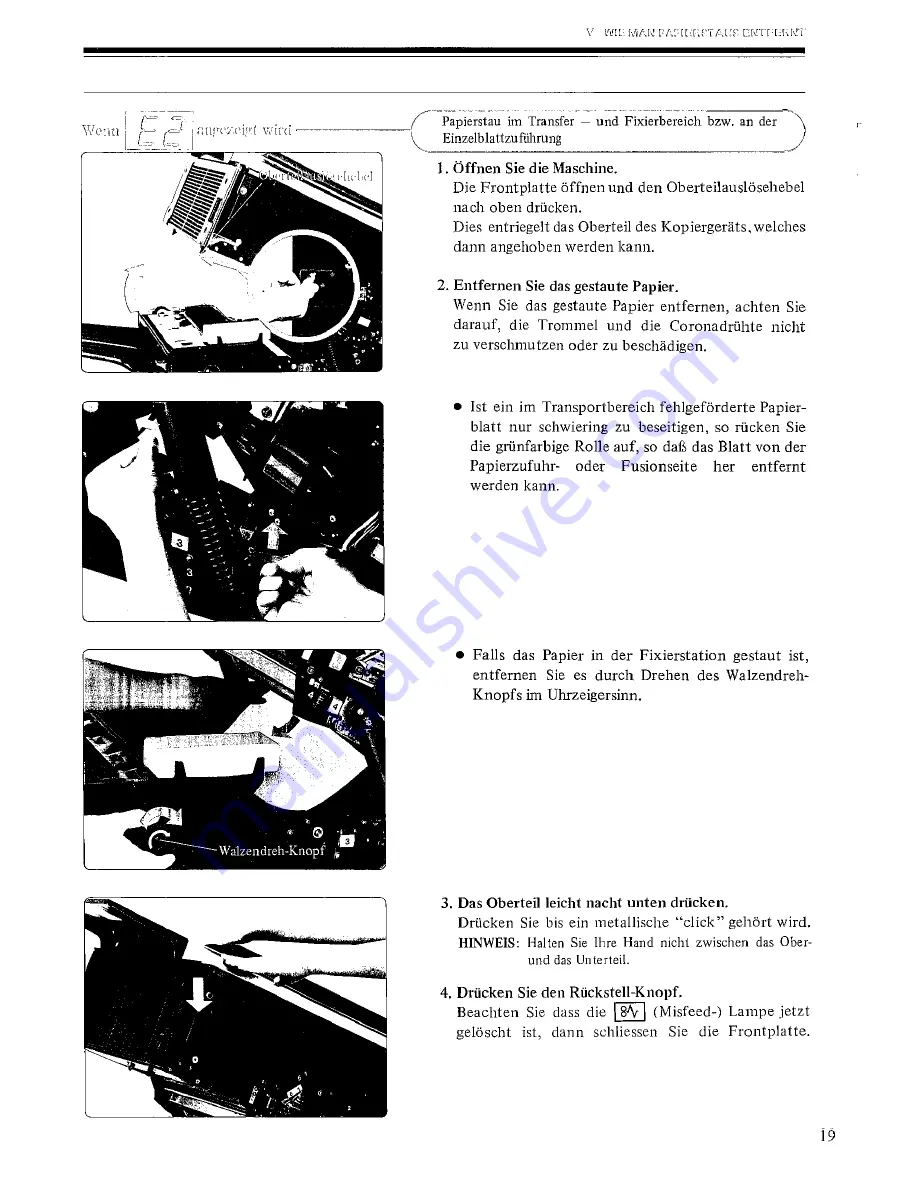 Sharp SF-825 Скачать руководство пользователя страница 21