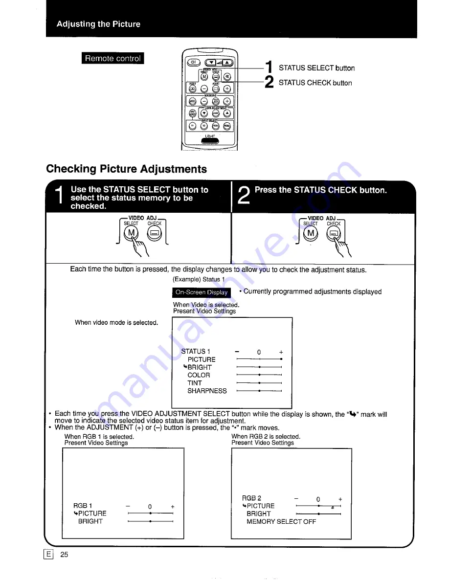 Sharp SharpVision XG-3850E Operation Manual Download Page 27