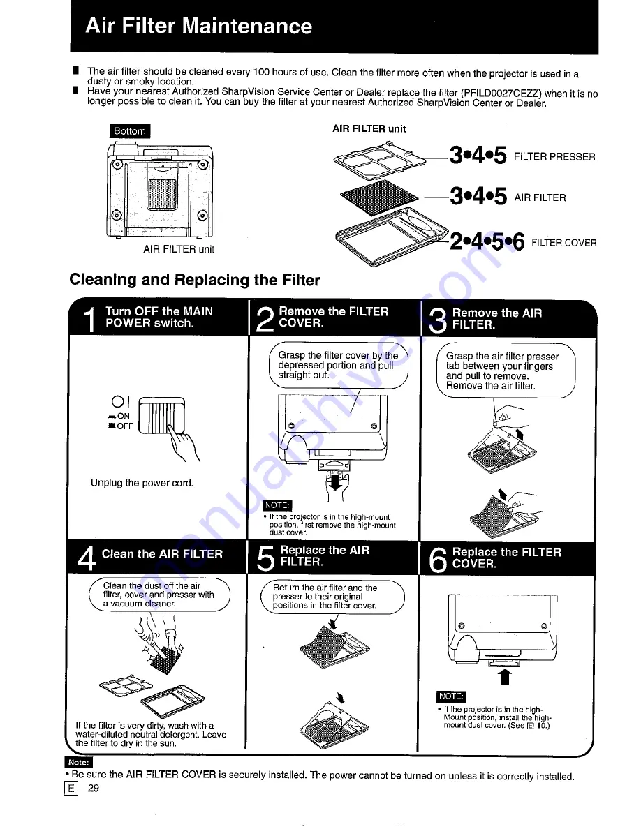 Sharp SharpVision XG-3850E Operation Manual Download Page 31