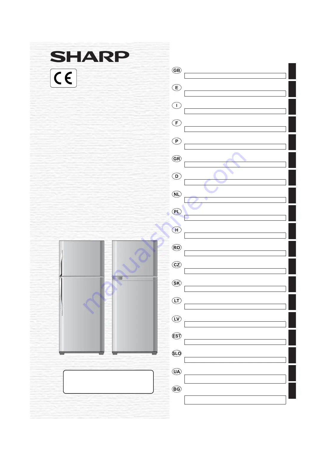 Sharp SJ-CT440R Скачать руководство пользователя страница 2