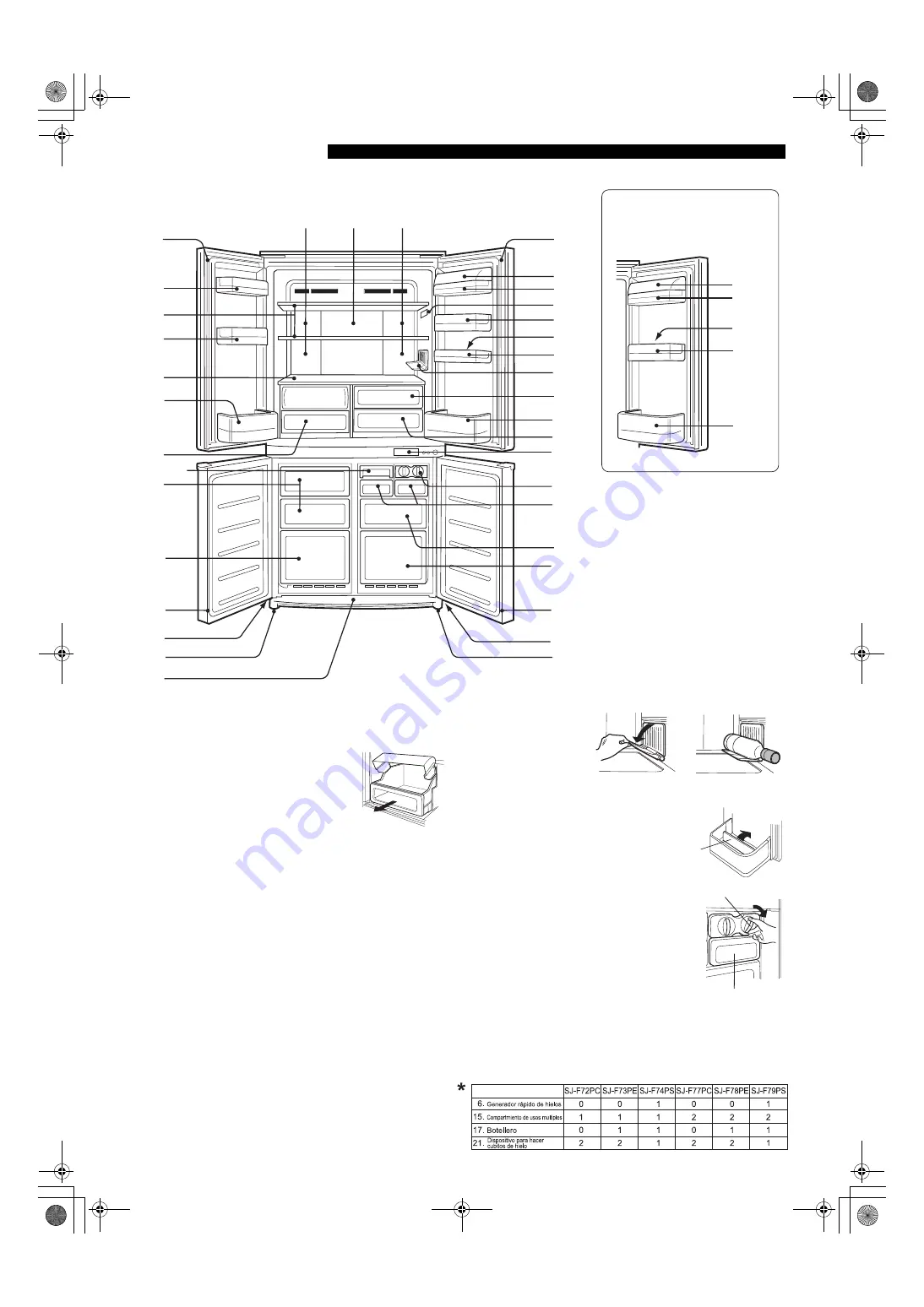 Sharp SJ-F72PC Скачать руководство пользователя страница 13