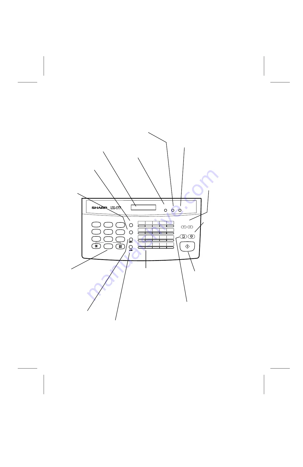 Sharp UX-177 Скачать руководство пользователя страница 4