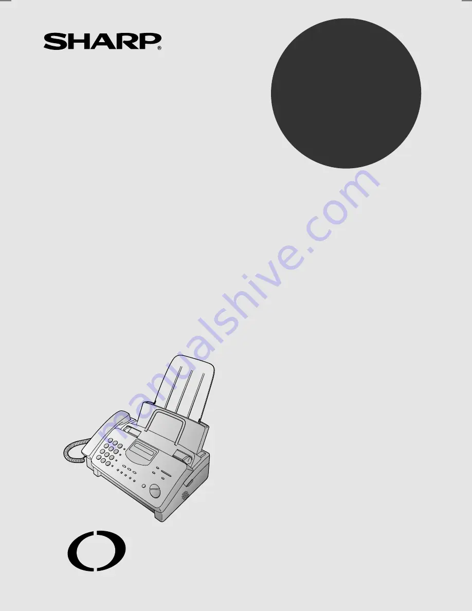 Sharp UX 355L - B/W Thermal Transfer Operation Manual Download Page 1