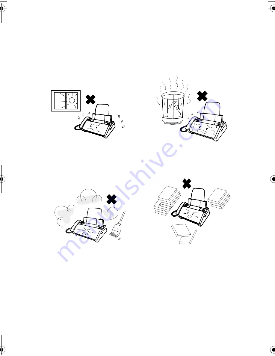 Sharp UX 355L - B/W Thermal Transfer Operation Manual Download Page 12