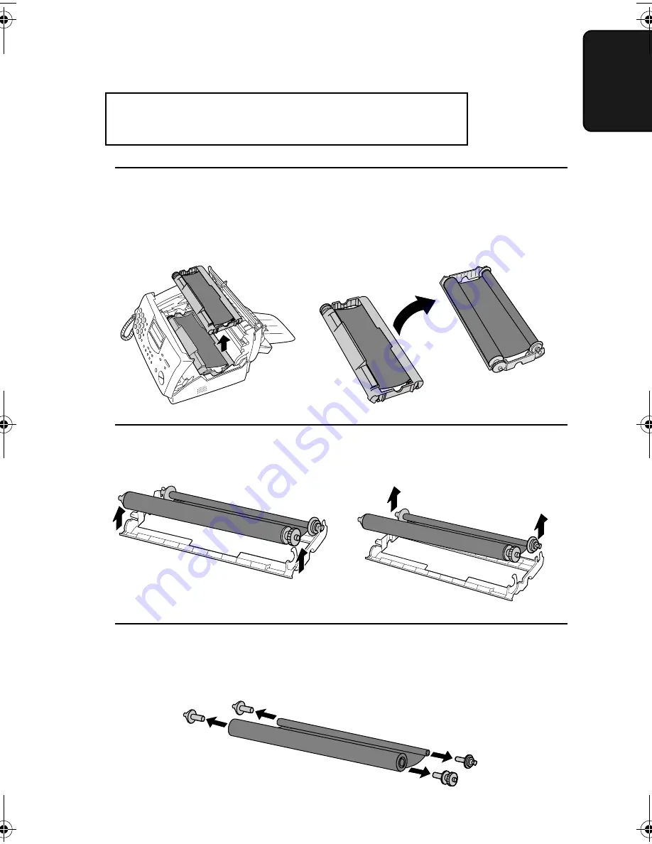 Sharp UX 355L - B/W Thermal Transfer Скачать руководство пользователя страница 19