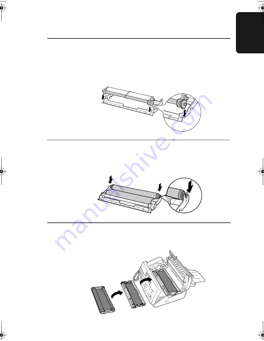 Sharp UX 355L - B/W Thermal Transfer Operation Manual Download Page 21