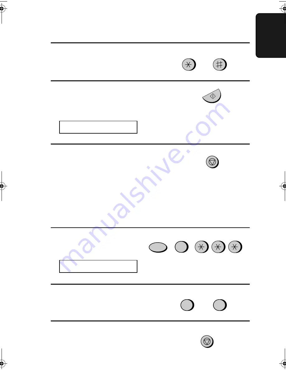 Sharp UX 355L - B/W Thermal Transfer Operation Manual Download Page 33